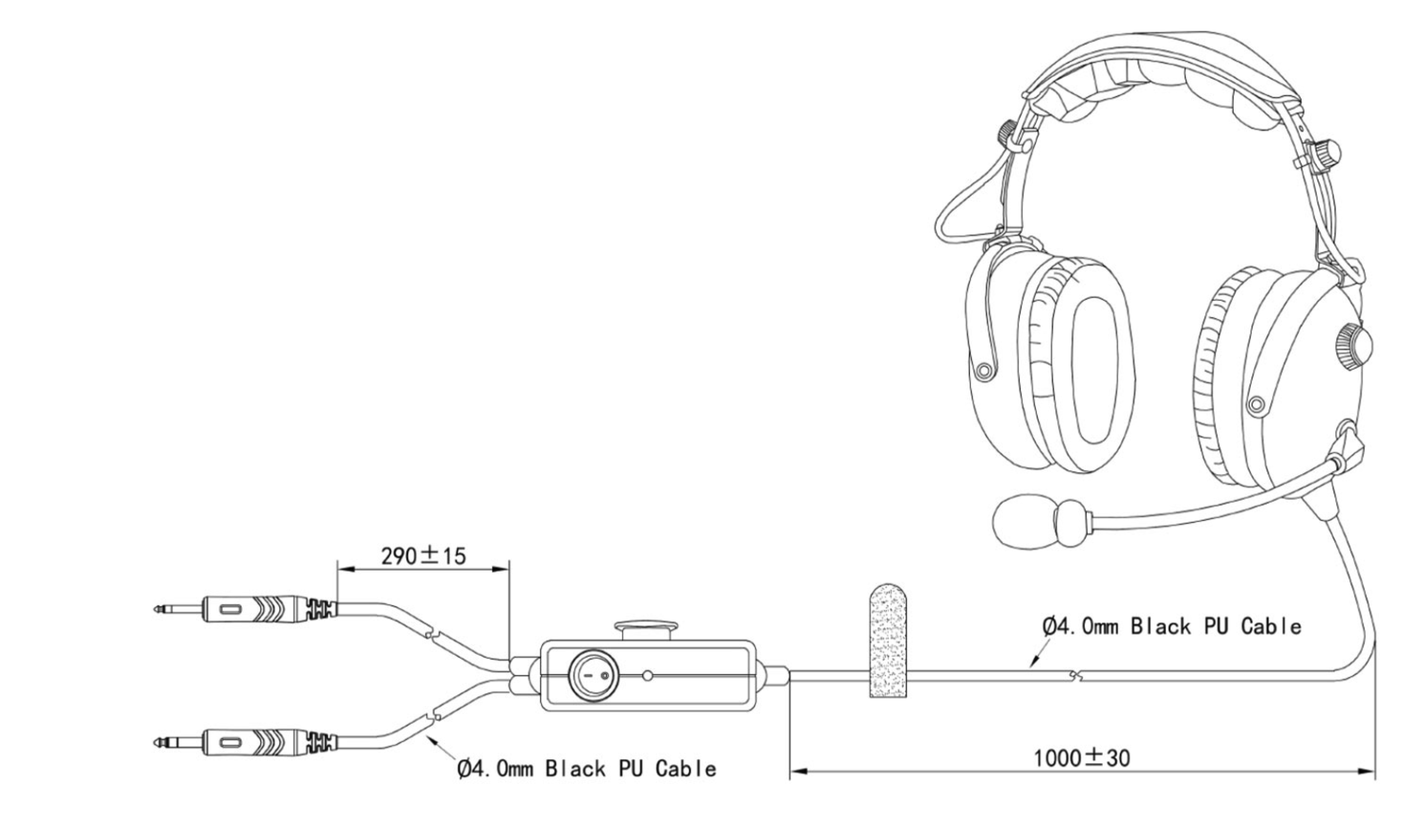 PH-400AC ANR ヘッドセット