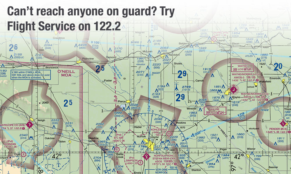 フライトサービスへ連絡