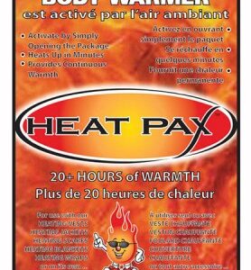 Heat Pax Air Activated Body Warmer（Heat Pax Air 活性化ボディウォーマー）