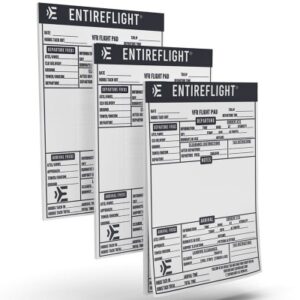 EntireFlight VFR Flight Pads For Kneeboards - 3Pack（EntireFlight VFR フライトパッド ニーボード用 - 3 パック）